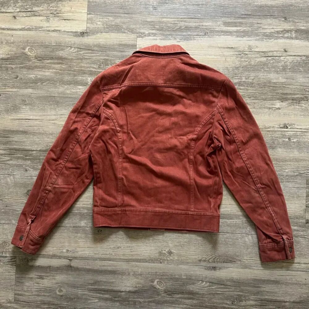 Vintage 70s Lee Moleskin Western Trucker Jacket Size S-R - Picture 4 of 6